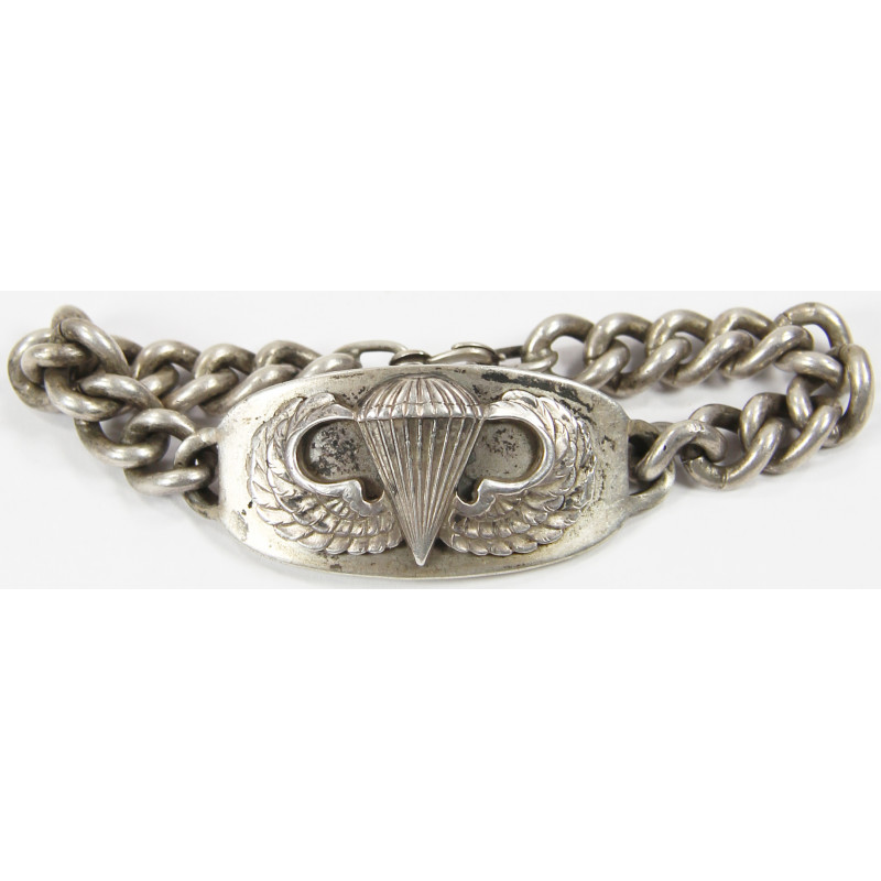 Bracelet, US Army, Parachutist, Sterling Bracelet, US Army, Parachutist, Sterling