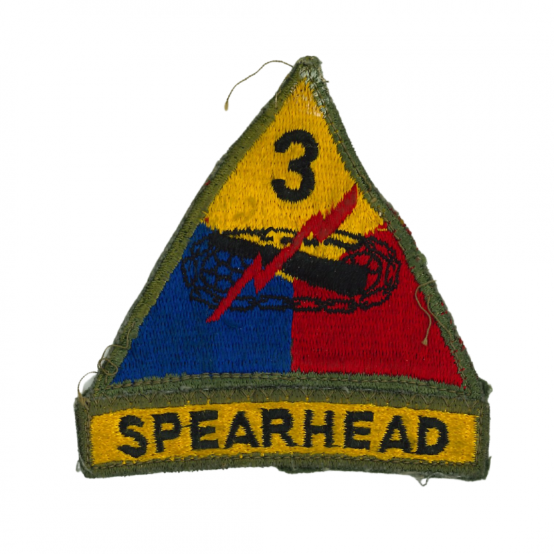 Patch, 3rd Armored Division, Spearhead Patch, 3rd Armored Division, Spearhead