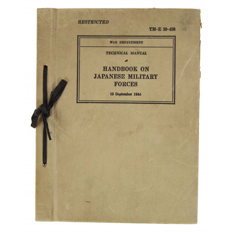 Technical Manual TM-E 30-480, Handbook on Japanese Military Forces, 1944