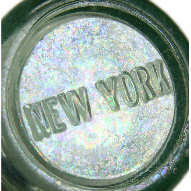 Bottle, Coca-Cola, Green, New-York, dated Bottle, Coca-Cola, Green, New-York, dated