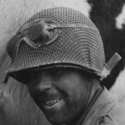 Net, helmet, Schrimp Type, 1944, 3rd ID Style