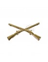 Insigne de col officier infanterie (fusils croisés)