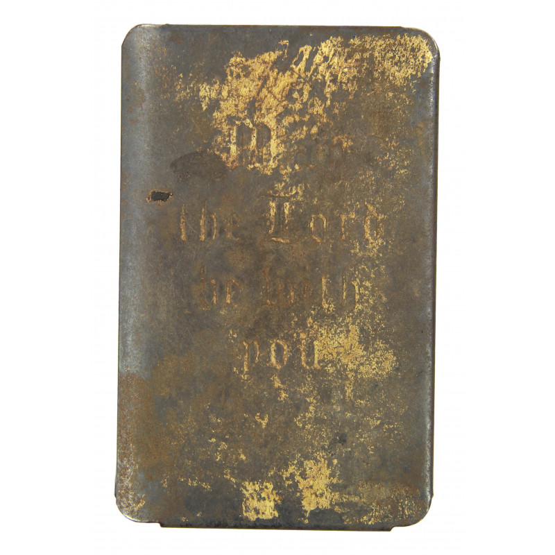 New Testament, Steel Shield, Gold-Plated New Testament, Steel Shield, Gold-Plated
