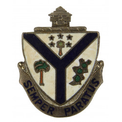 Crest, 132nd Inf. Rgt., 23rd Infantry Division (Americal), à écrou