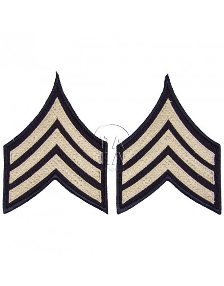 Grades en tissu de Sergeant