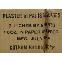 Bandage, Plaster of Paris, Gotham Bandage Corp., 1944