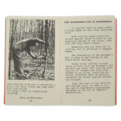 Booklet, CARE, USE and SHARPENING of knife LC-14-B (Woodman PAL), 1942