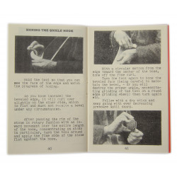 Booklet, CARE, USE and SHARPENING of knife LC-14-B (Woodman PAL), 1942