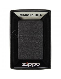 Briquet US, fabrication Zippo 1943, Black Crackle Finish