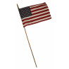 Flag, USA, 48 stars, on stick