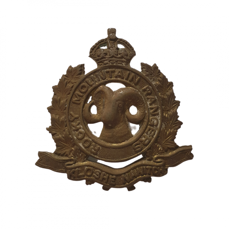 Cap Badge, The Rocky Mountain Rangers Cap Badge, The Rocky Mountain Rangers