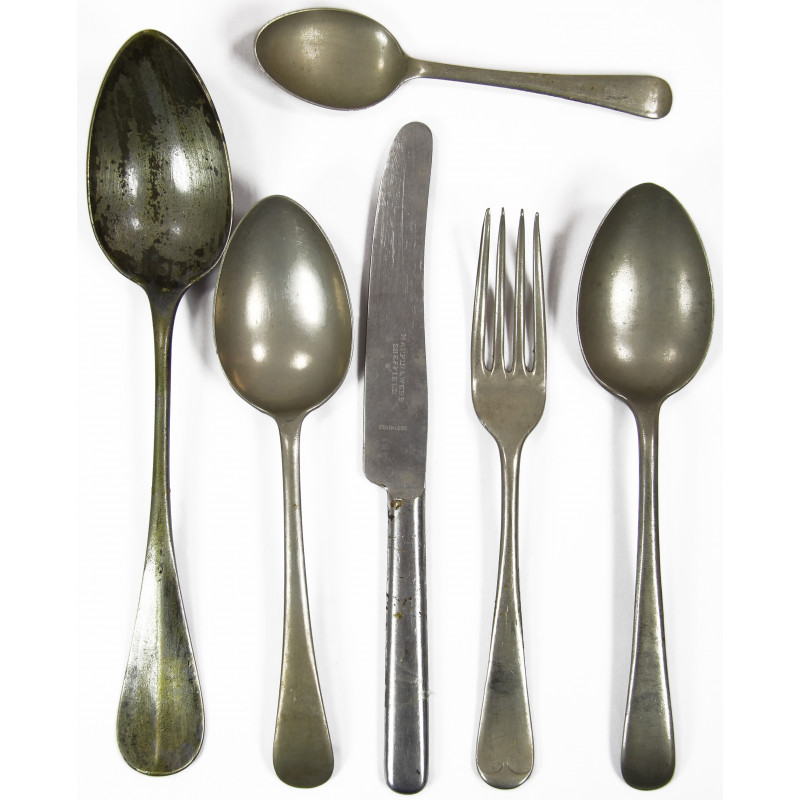Set, Cutlery, British Army, 1939, Normandy Set, Cutlery, British Army, 1939, Normandy