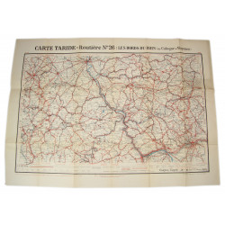 Carte routière des bords du Rhin