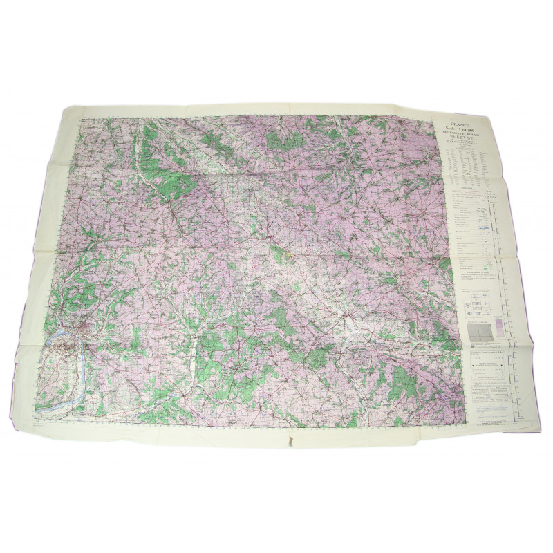 Map, War Office, Neufchatel - Rouen, 1944 Map, War Office, Neufchatel - Rouen, 1944