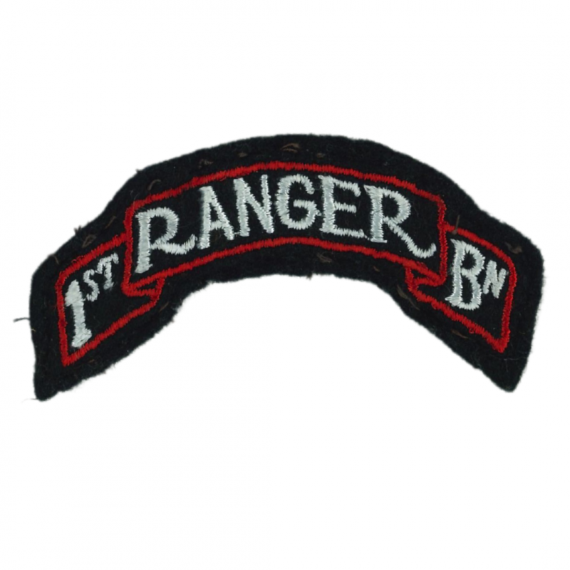 Tab, Shoulder, 1st Ranger Battalion, MTO Tab, Shoulder, 1st Ranger Battalion, MTO