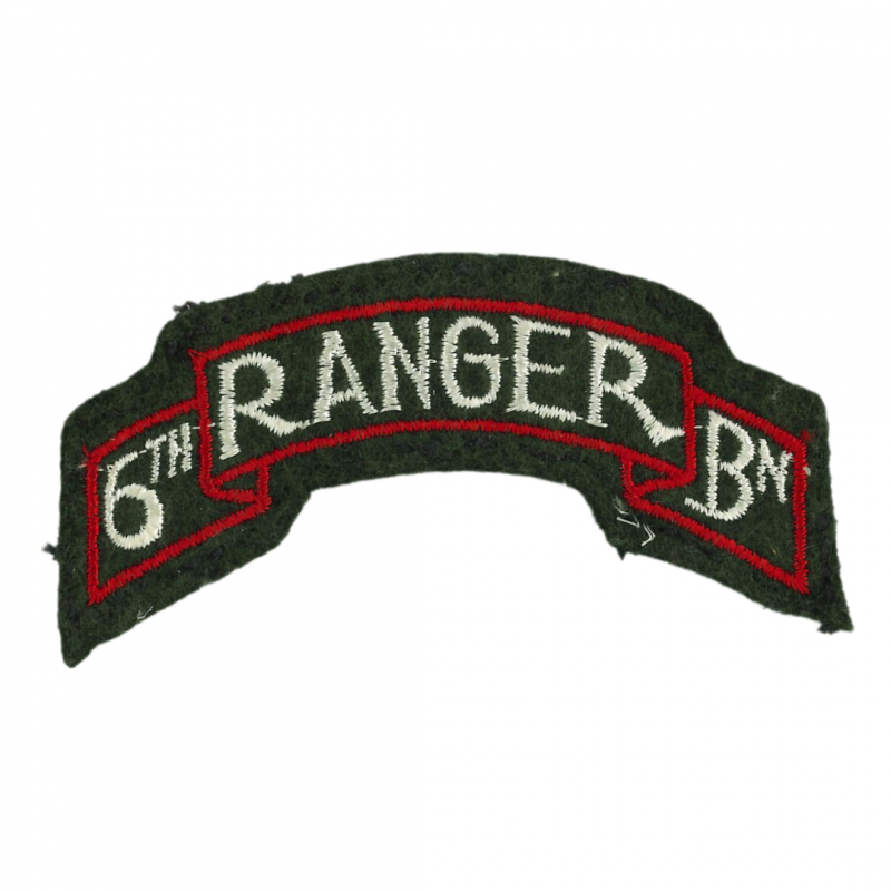 Tab, Shoulder, 6th Ranger Battalion, PTO Tab, Shoulder, 6th Ranger Battalion, PTO