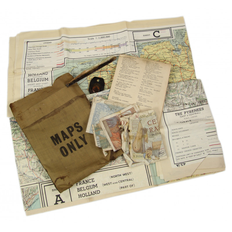 Pouch, Pack, Maps Only, France Belgiun Holland Pouch, Pack, Maps Only, France Belgiun Holland