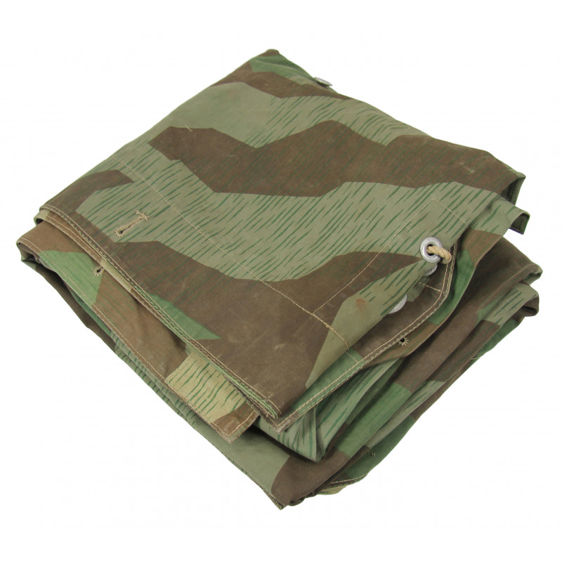 Zeltbahn, Camouflaged Poncho, Splinter, named Zeltbahn, Camouflaged Poncho, Splinter, named