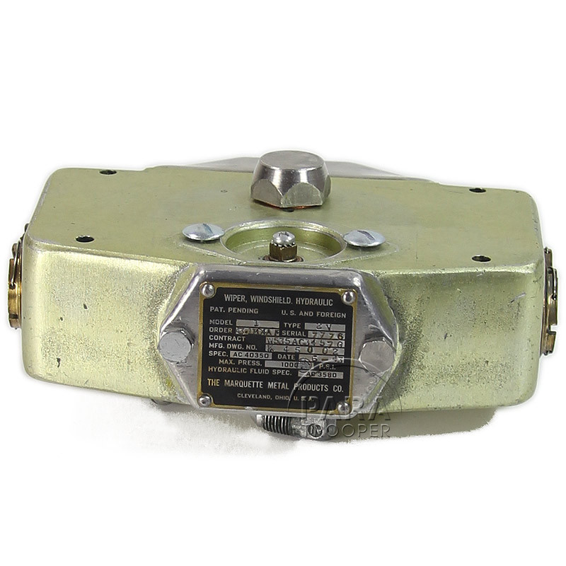 Wiper, Windshield, Hydraulic, DC-3 / C-47, 1943 Wiper, Windshield, Hydraulic, DC-3 / C-47, 1943