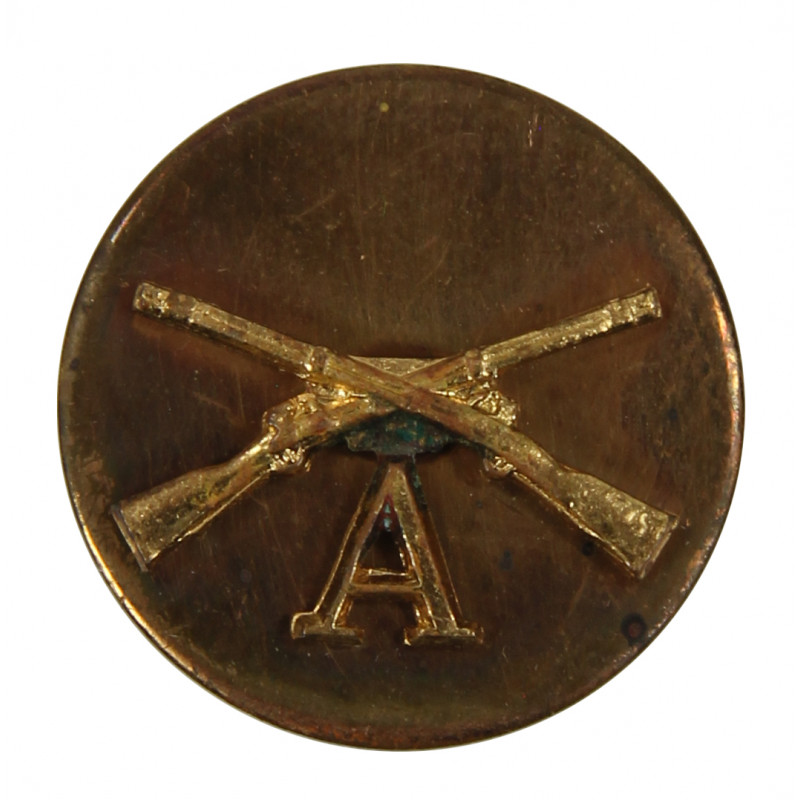 Disk, Collar, Infantry, A Company Disk, Collar, Infantry, A Company