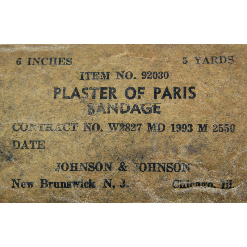Bandage de plâtre, item N° 92030, 1943