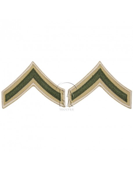 Private First Class rank insignia, summer