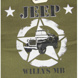 Sweat zippé, Jeep, enfant