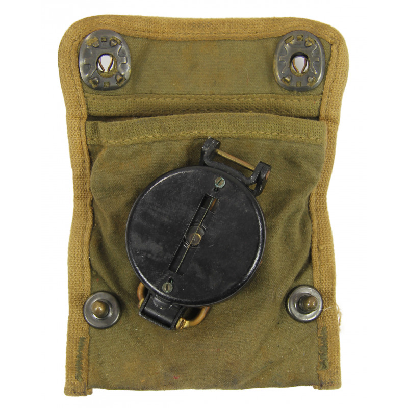 Compass, Gurley, with OD Canvas Pouch Compass, Gurley, with OD Canvas Pouch