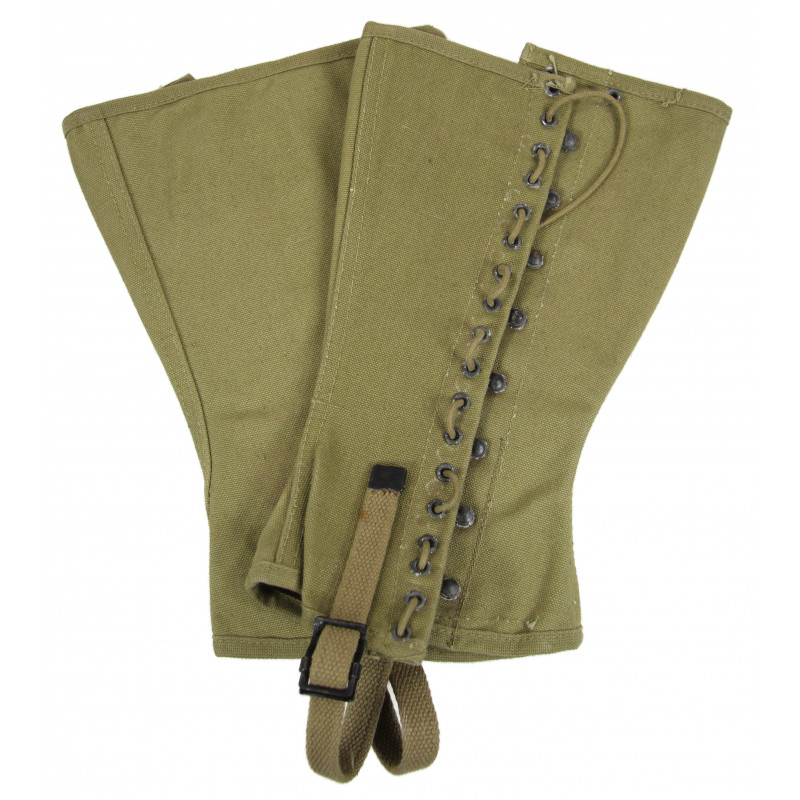 Leggings, Canvas, US Army, 3R, 1942 Leggings, Canvas, US Army, 3R, 1942