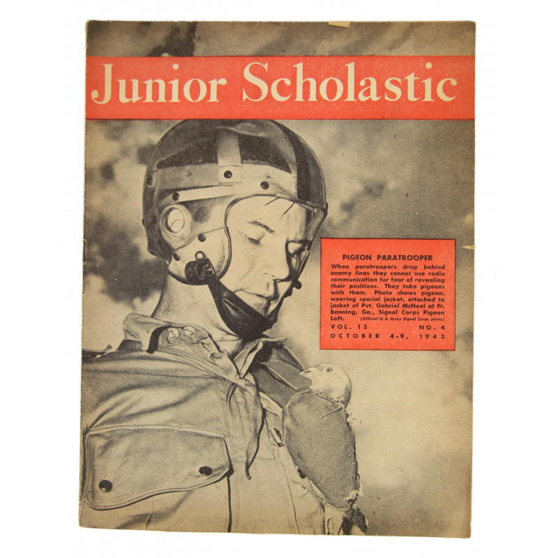 Magazine JUNIOR SCHOLASTIC, Octobre 1943