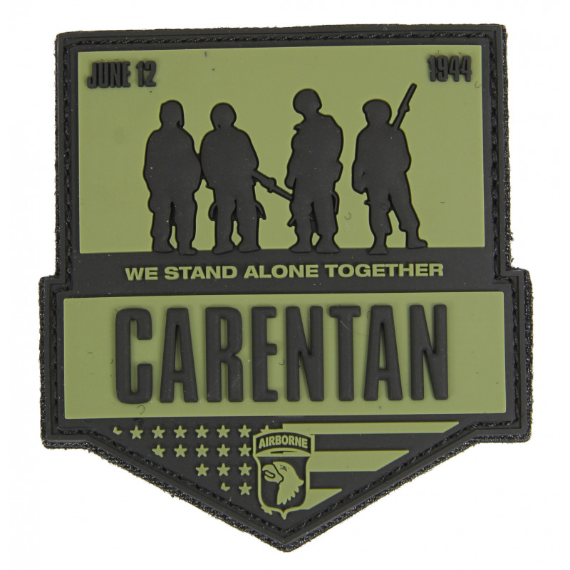 Patch, Tactical, Carentan, 3D, OD