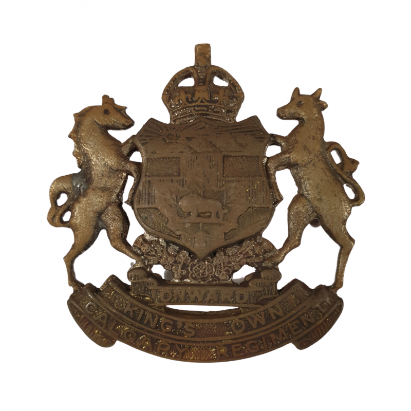 Cap Badge, King's Own Calgary Regiment, Dieppe Cap Badge, King's Own Calgary Regiment, Dieppe