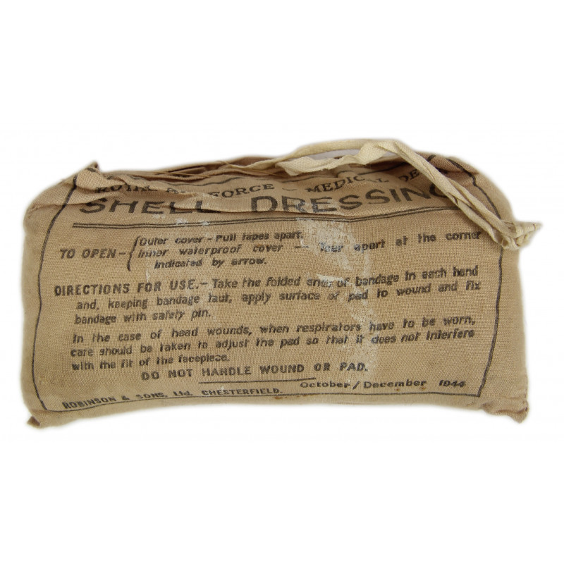 Shell dressing, British, RAF, 1944 Shell dressing, British, RAF, 1944