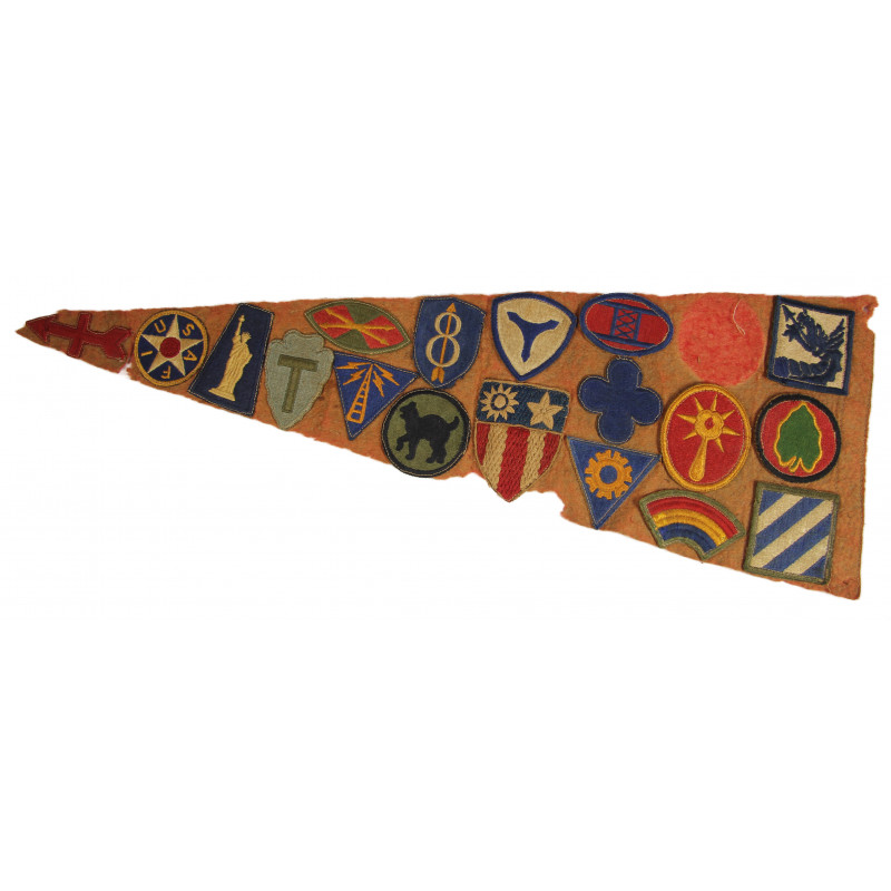 Pennant, Souvenir, State Fair, with Patches Pennant, Souvenir, State Fair, with Patches