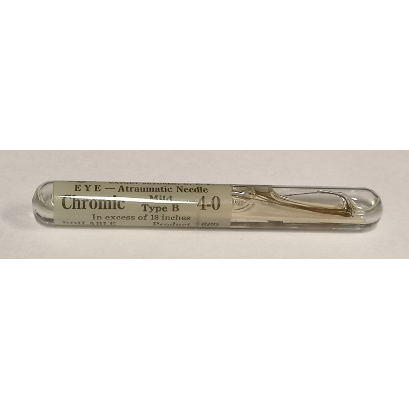 Kit de suture d'urgence, item 669, Chromic 4-0