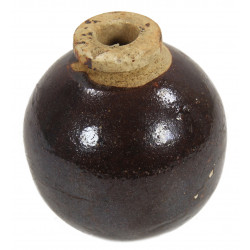 Grenade céramique, Type 4, marron, japonaise