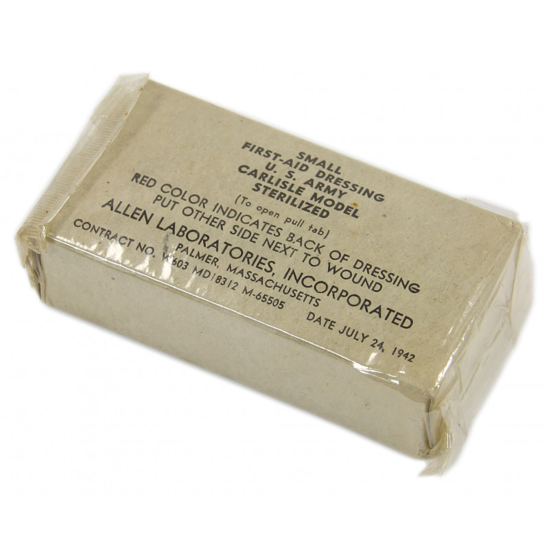 Pansement US Army, item N°92060, 24 July 1942 Pansement US Army, item N°92060, 24 July 1942