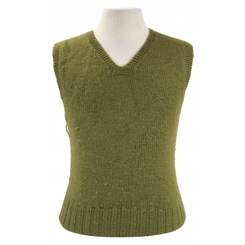 Sweater, Sleeveless, Wool, V-Neck, American Red Cross Sweater, Sleeveless, Wool, V-Neck, American Red Cross