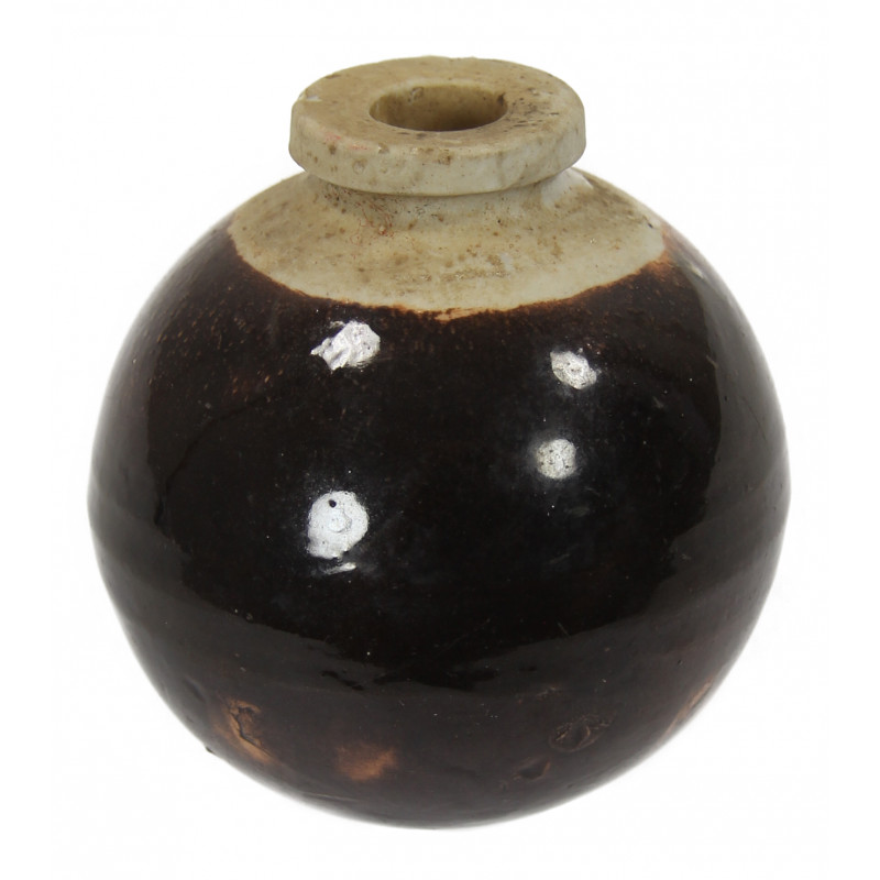 Grenade, Hand, Ceramic, Brown, Type 4, Japanese Grenade, Hand, Ceramic, Brown, Type 4, Japanese