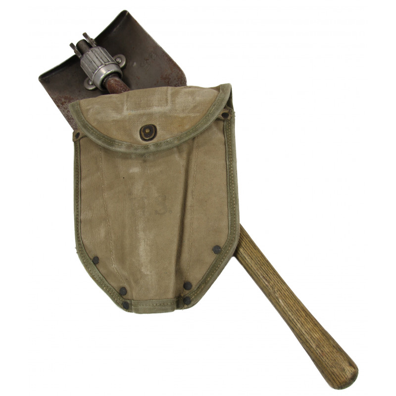 Pelle pliante M43 avec étui, 1944, Normandie Pelle pliante M43 avec étui, 1944, Normandie