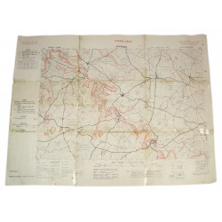 Carte Normandie, Going Map, Putanges (sud-ouest de Falaise), 1944