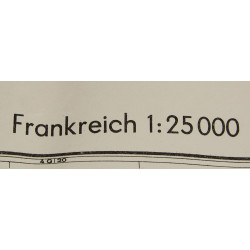 Carte allemande, SAINT-VAAST-LA-HOUGUE, Secteur UTAH BEACH / 101st Airborne
