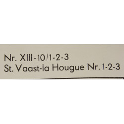 Carte allemande, Saint-Vaast-la-Hougue, 1944