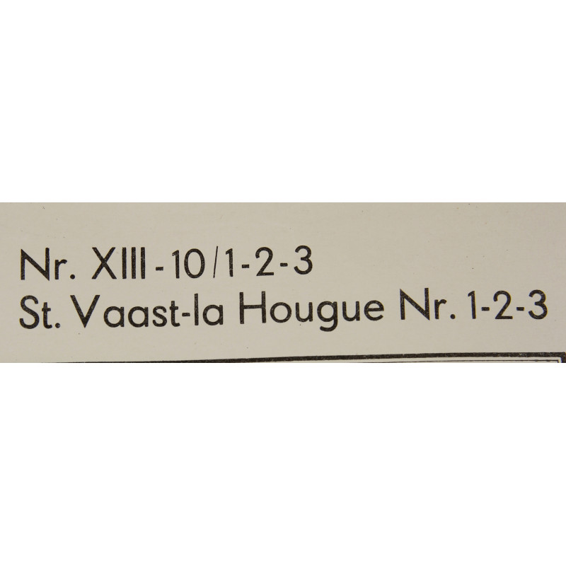 Carte allemande, Saint-Vaast-la-Hougue, 1944