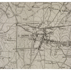 Map, German, Saint-Vaast-la-Hougue, 1944