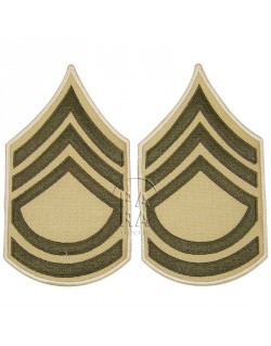 Grades en tissu de Technical Sergeant, été