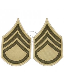 Grades en tissus de Staff/Sergeant, été