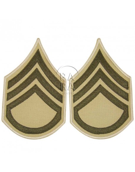 Grades en tissus de Staff/Sergeant, été