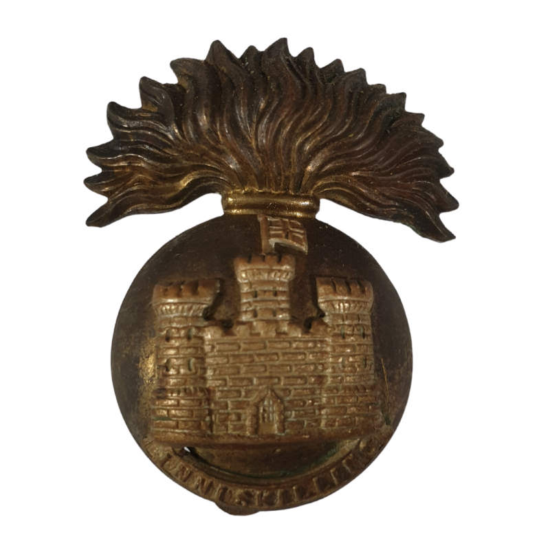 Cap Badge, The Royal Inniskilling Fusiliers, Sicile & Italie Cap Badge, The Royal Inniskilling Fusiliers, Sicile & Italie