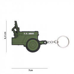 Porte-clés 3D Jeep US, PVC